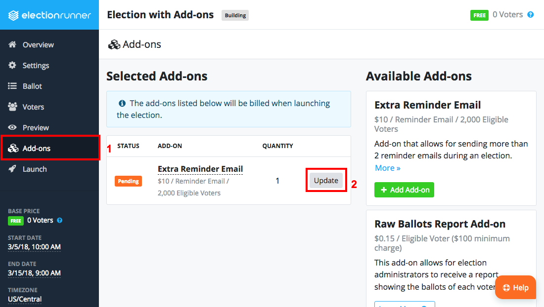 Election Update Add-on